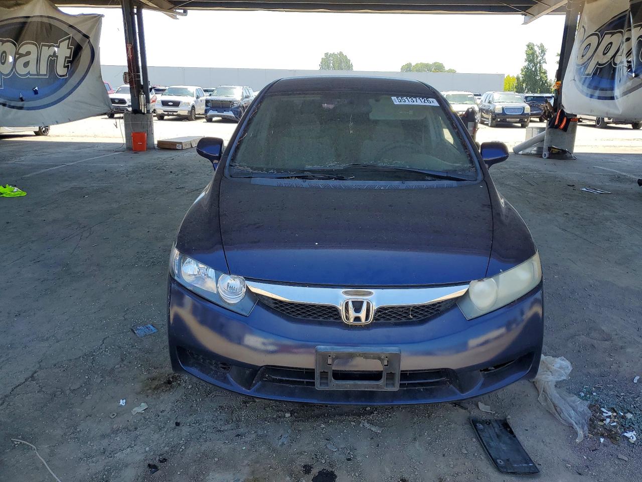 2011 Honda Civic Gx Blue vin: 19XFA4F55BE000183