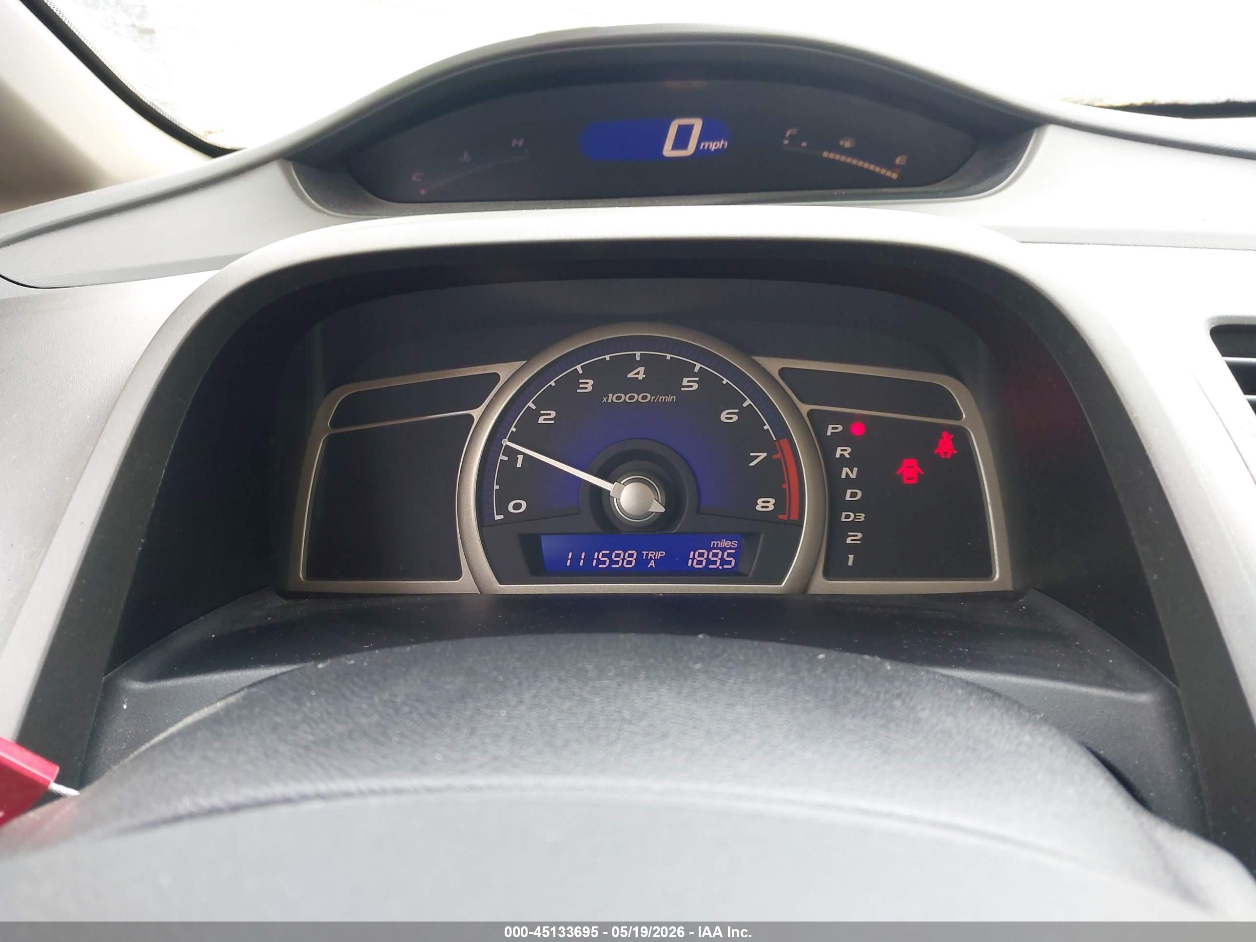 2011 Honda Civic Gx White vin: 19XFA4F56BE000712