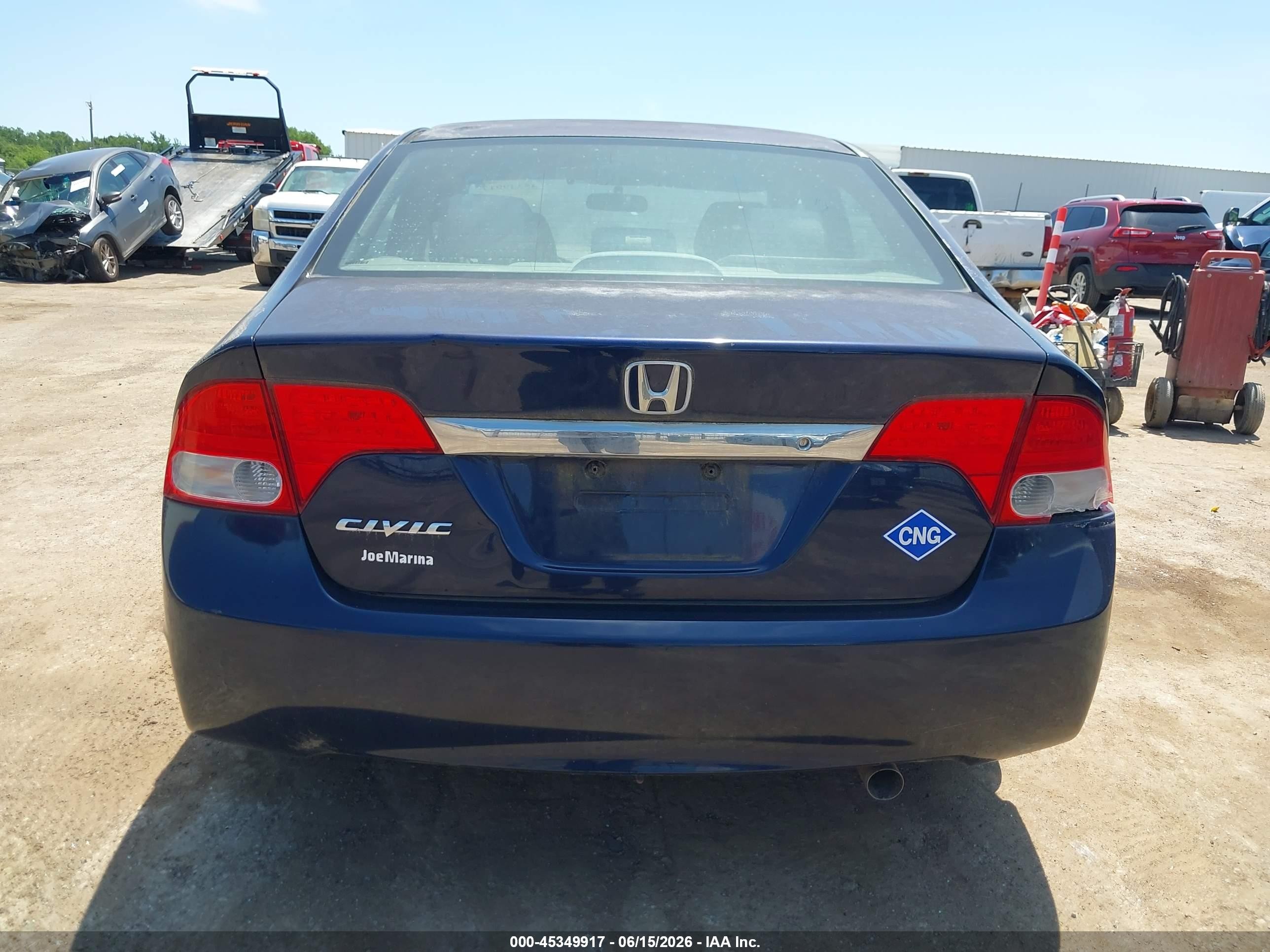 2010 Honda Civic Gx Blue vin: 19XFA4F58AE000452