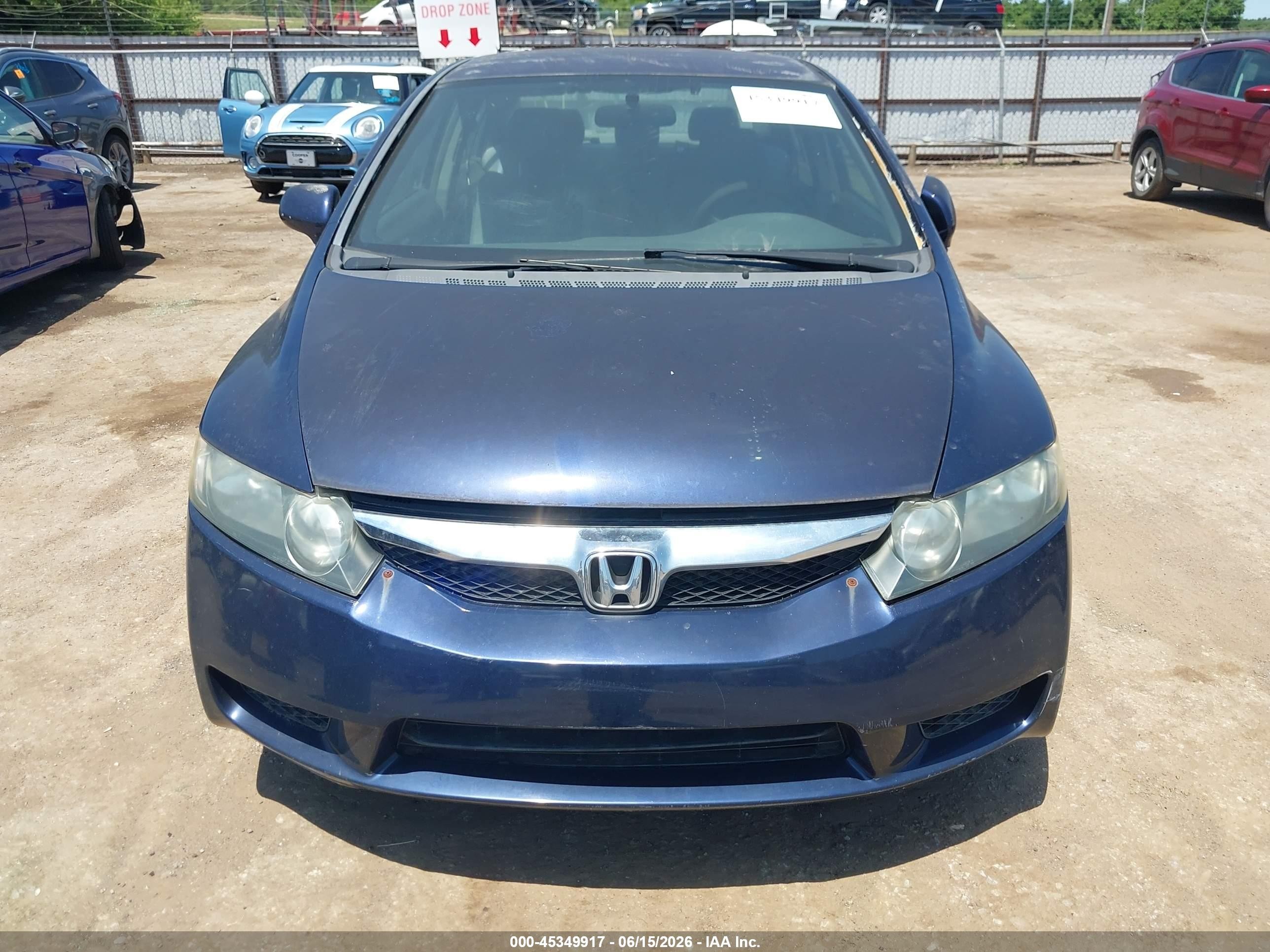 2010 Honda Civic Gx Blue vin: 19XFA4F58AE000452