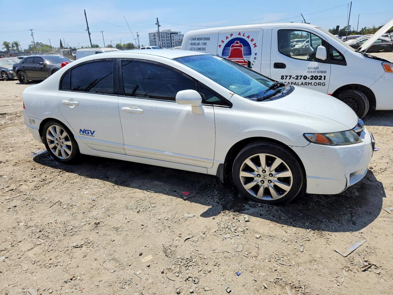 2010 Honda Civic Gx Белый vin: 19XFA4F5XAE000808