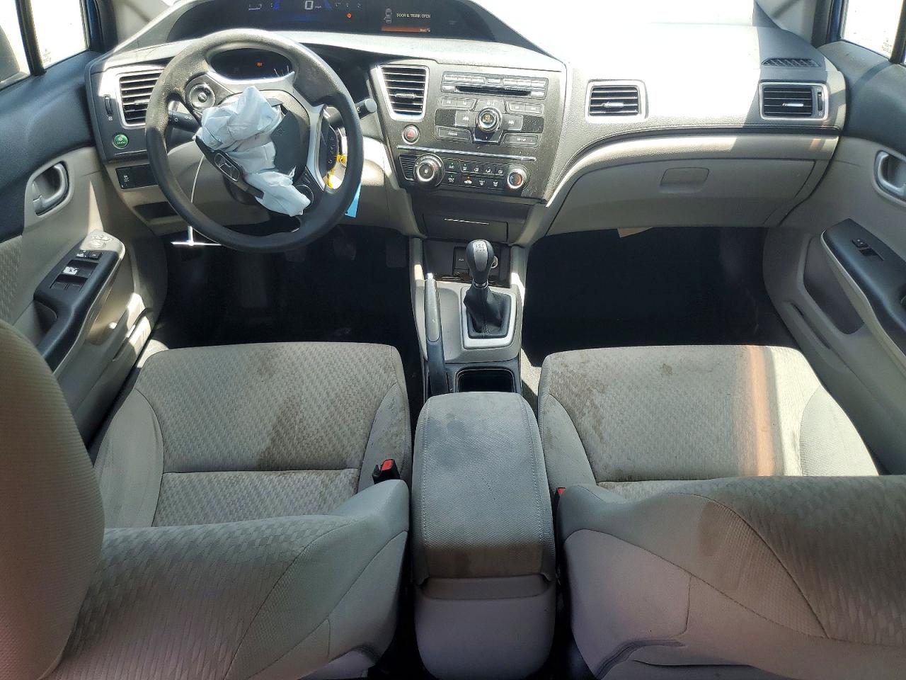 2014 Honda Civic Lx Синий vin: 19XFB2E50EE049606