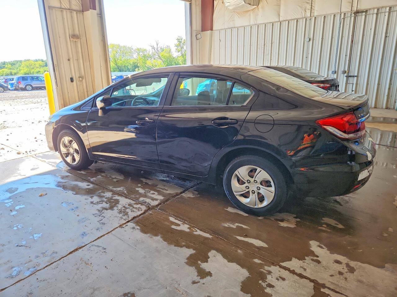2014 Honda Civic Lx Черный vin: 19XFB2E50EE075915