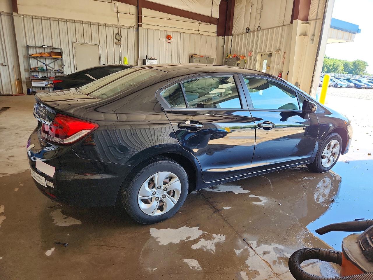 2014 Honda Civic Lx Черный vin: 19XFB2E50EE075915