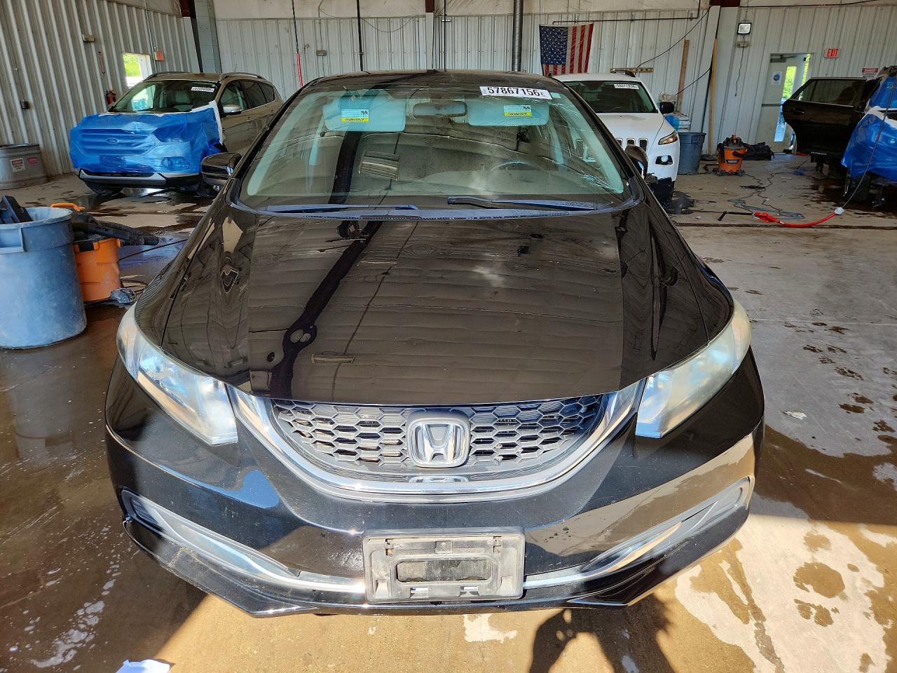 2014 Honda Civic Lx Черный vin: 19XFB2E50EE075915