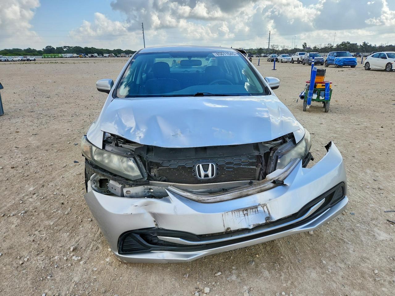 2015 Honda Civic Lx Серебряный vin: 19XFB2E50FE062955