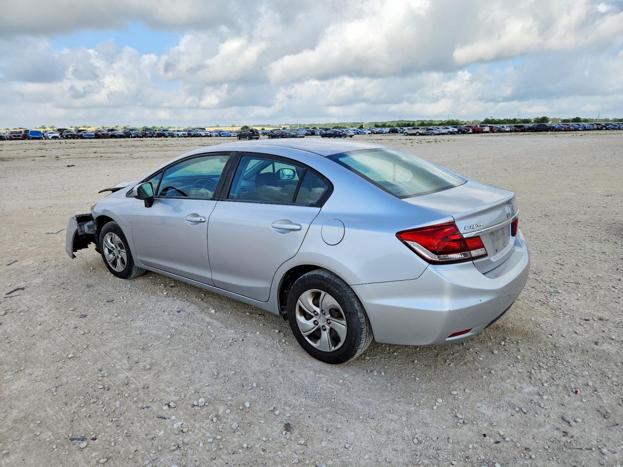 2015 Honda Civic Lx Серебряный vin: 19XFB2E50FE062955