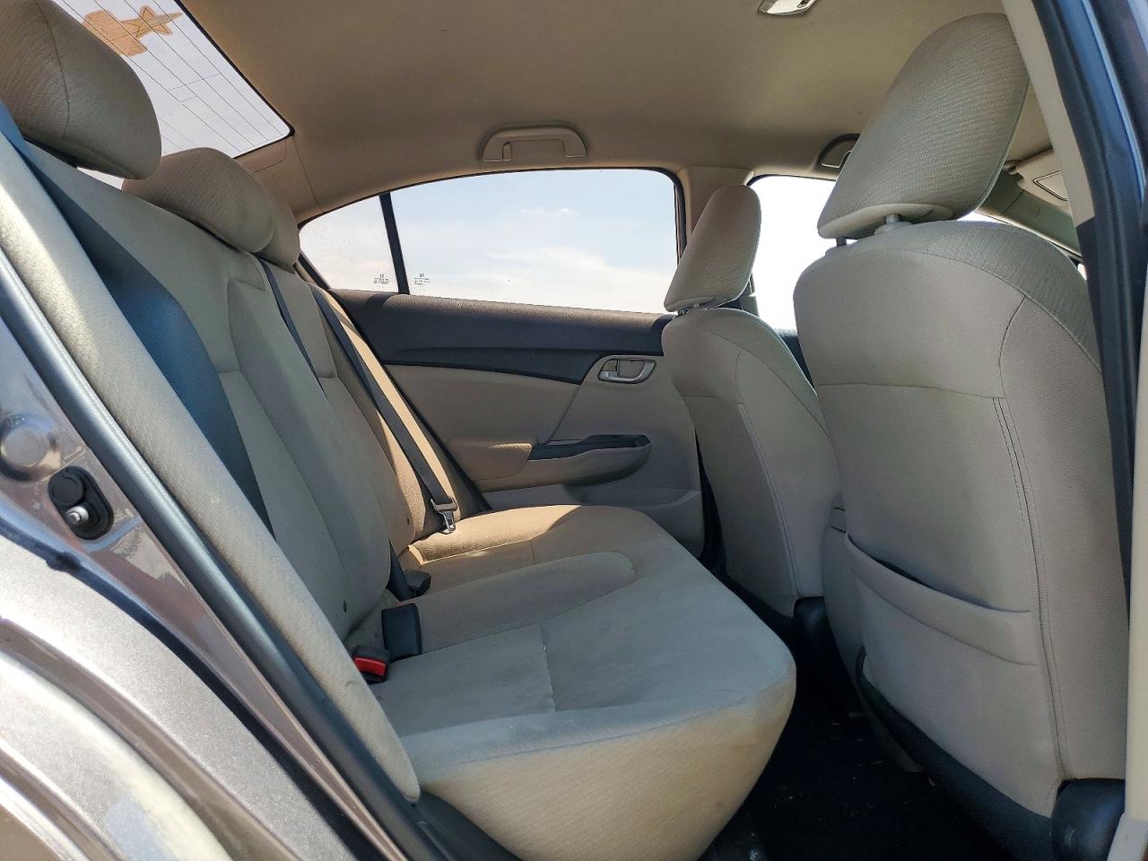 2013 Honda Civic Lx Gray vin: 19XFB2E51DE099302