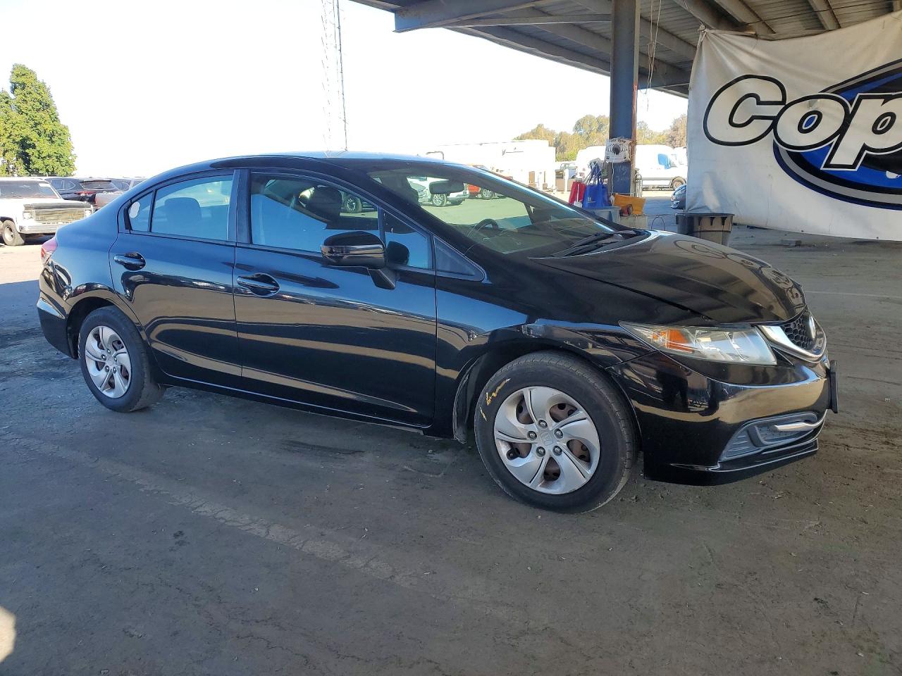 2014 Honda Civic Lx Черный vin: 19XFB2E51EE078743