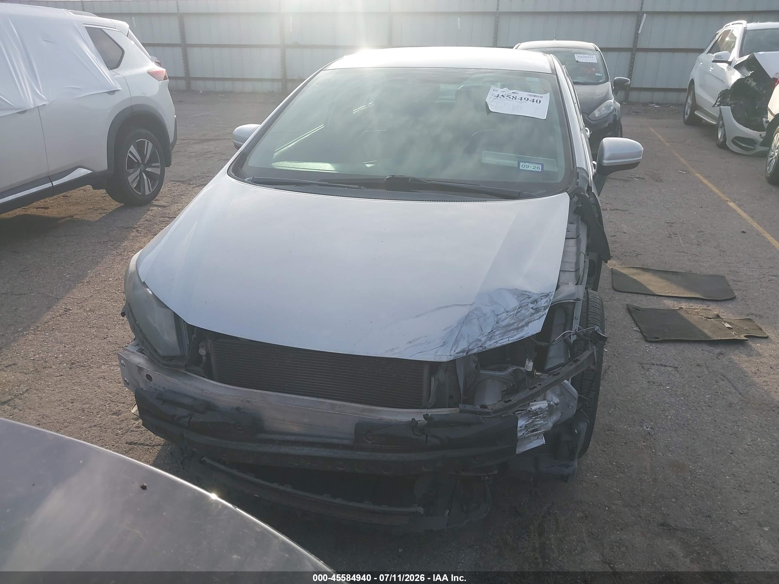 2015 Honda Civic Lx Gray vin: 19XFB2E51FE025395