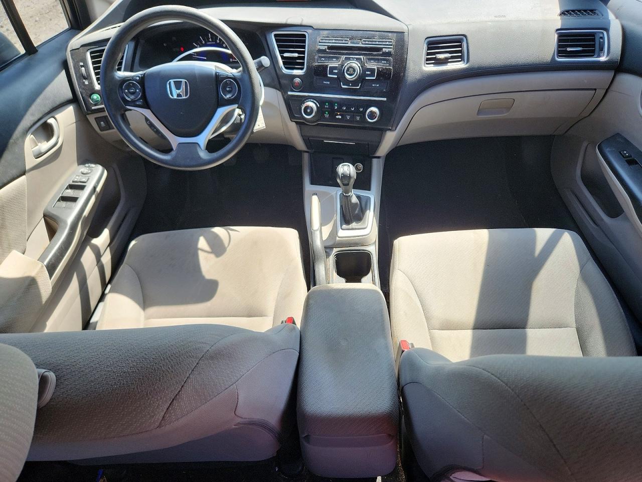 2013 Honda Civic Lx Серый vin: 19XFB2E52DE077664