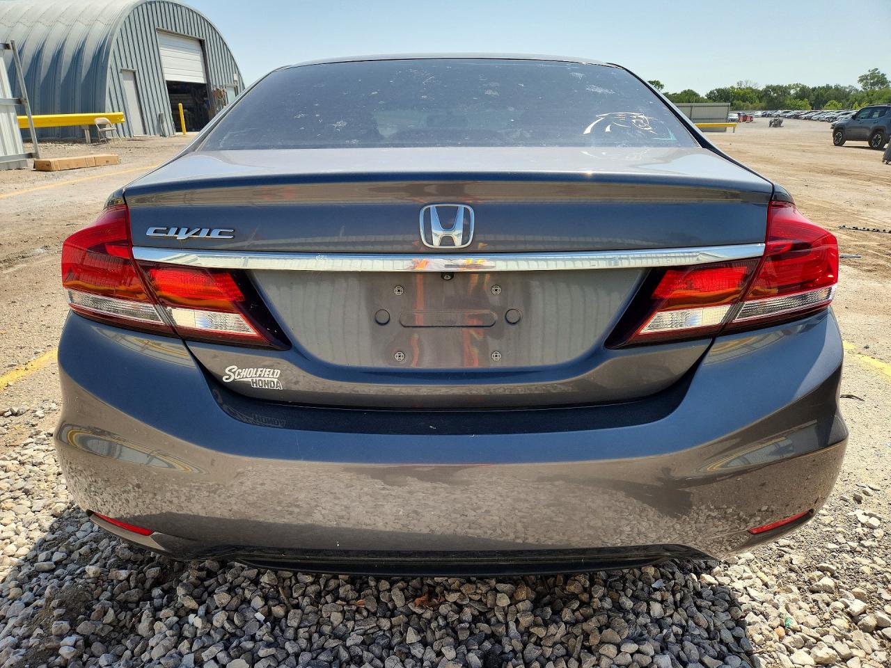 2013 Honda Civic Lx Серый vin: 19XFB2E52DE077664