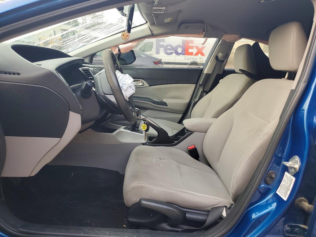 2013 Honda Civic Lx Синий vin: 19XFB2E53DE081920