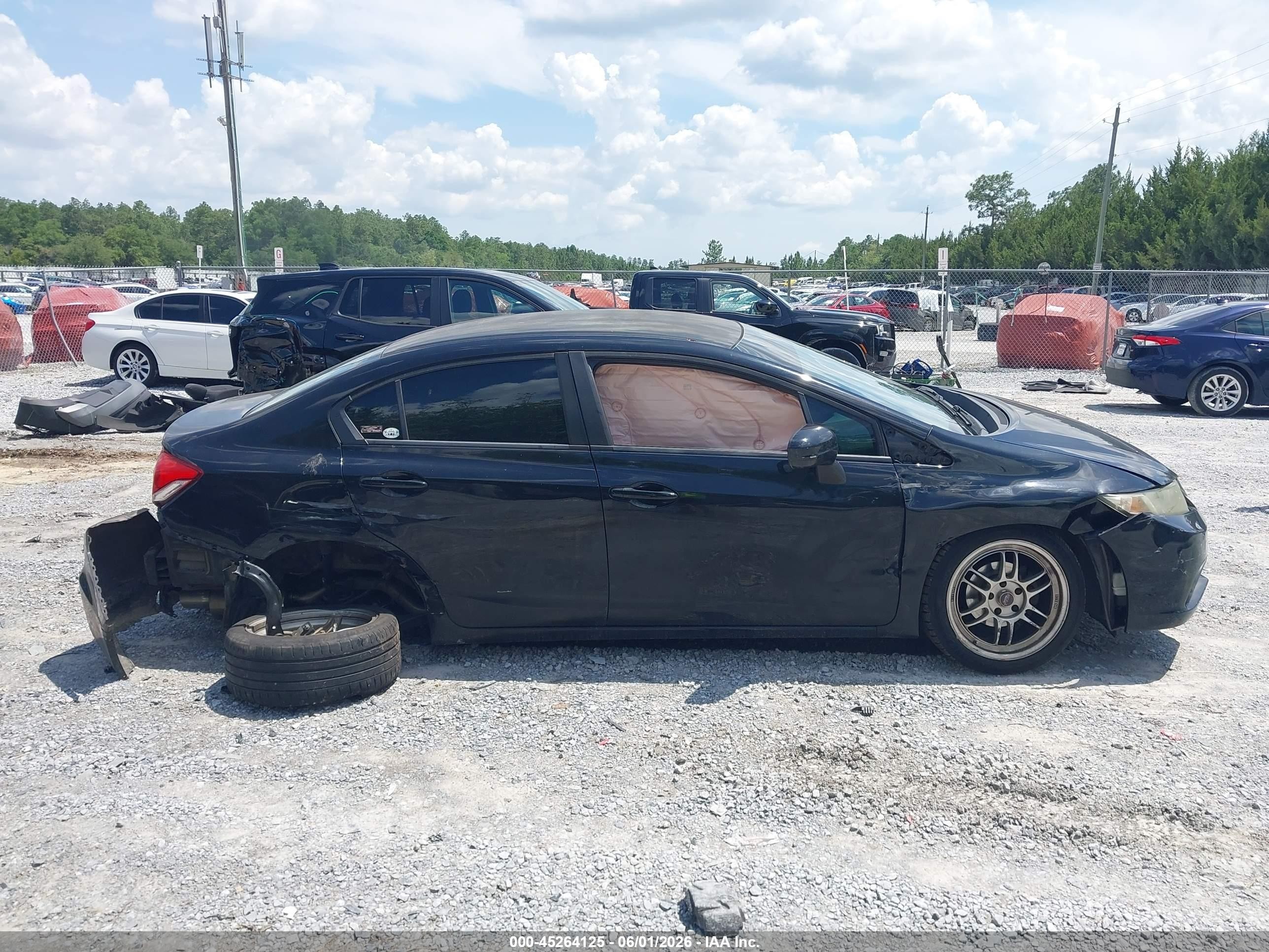 2014 Honda Civic Lx Черный vin: 19XFB2E53EE064679