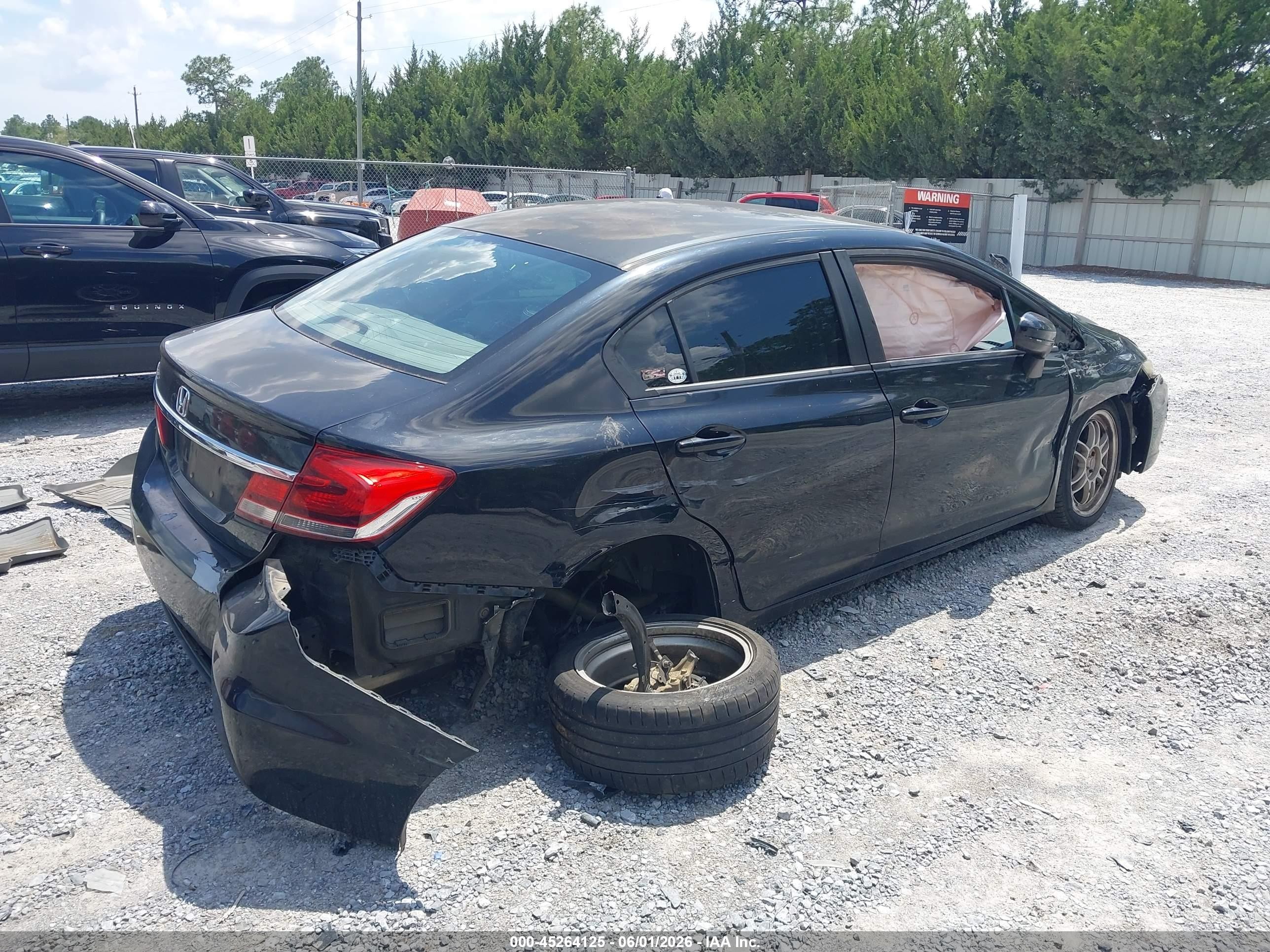2014 Honda Civic Lx Черный vin: 19XFB2E53EE064679