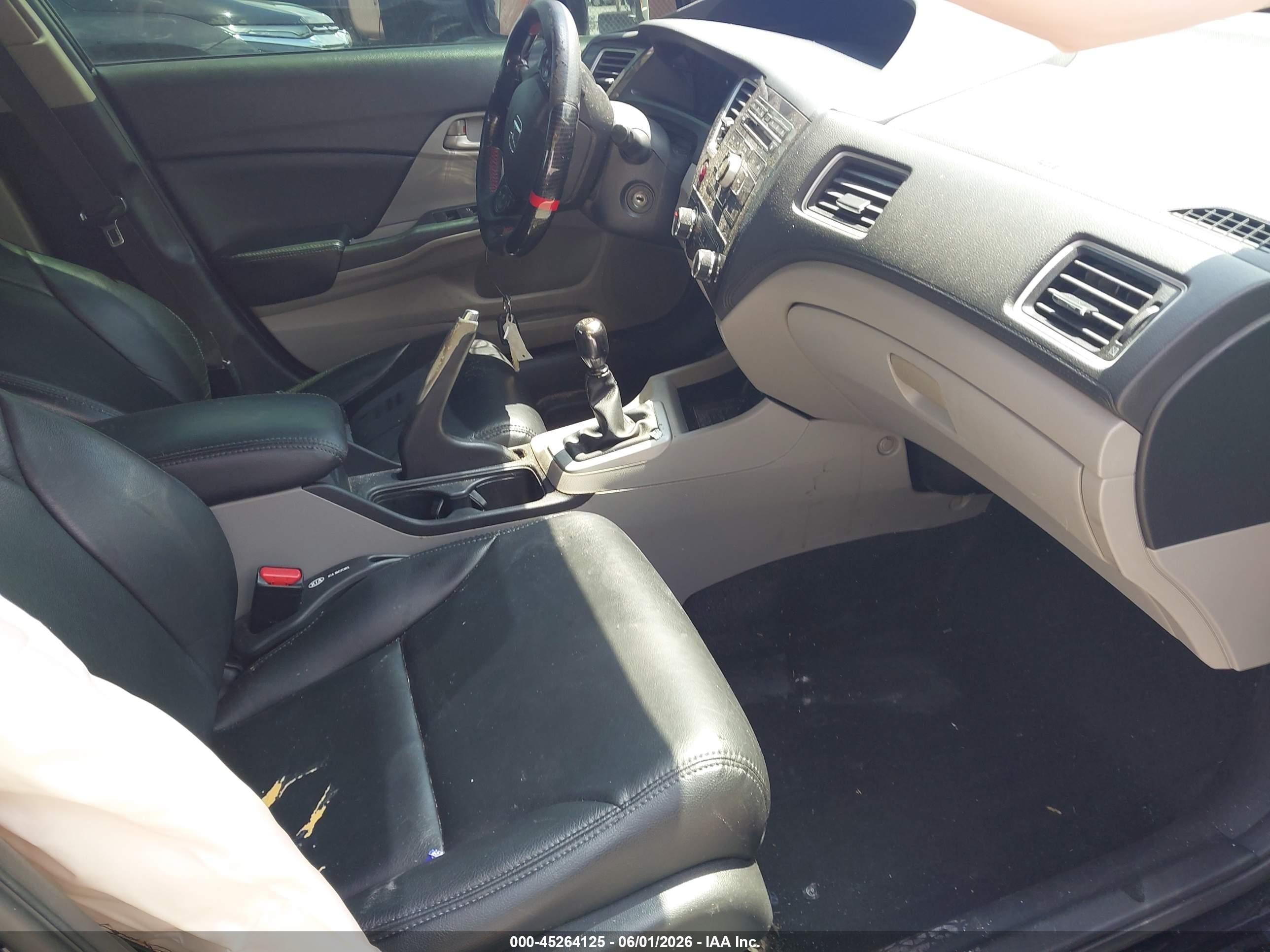 2014 Honda Civic Lx Черный vin: 19XFB2E53EE064679