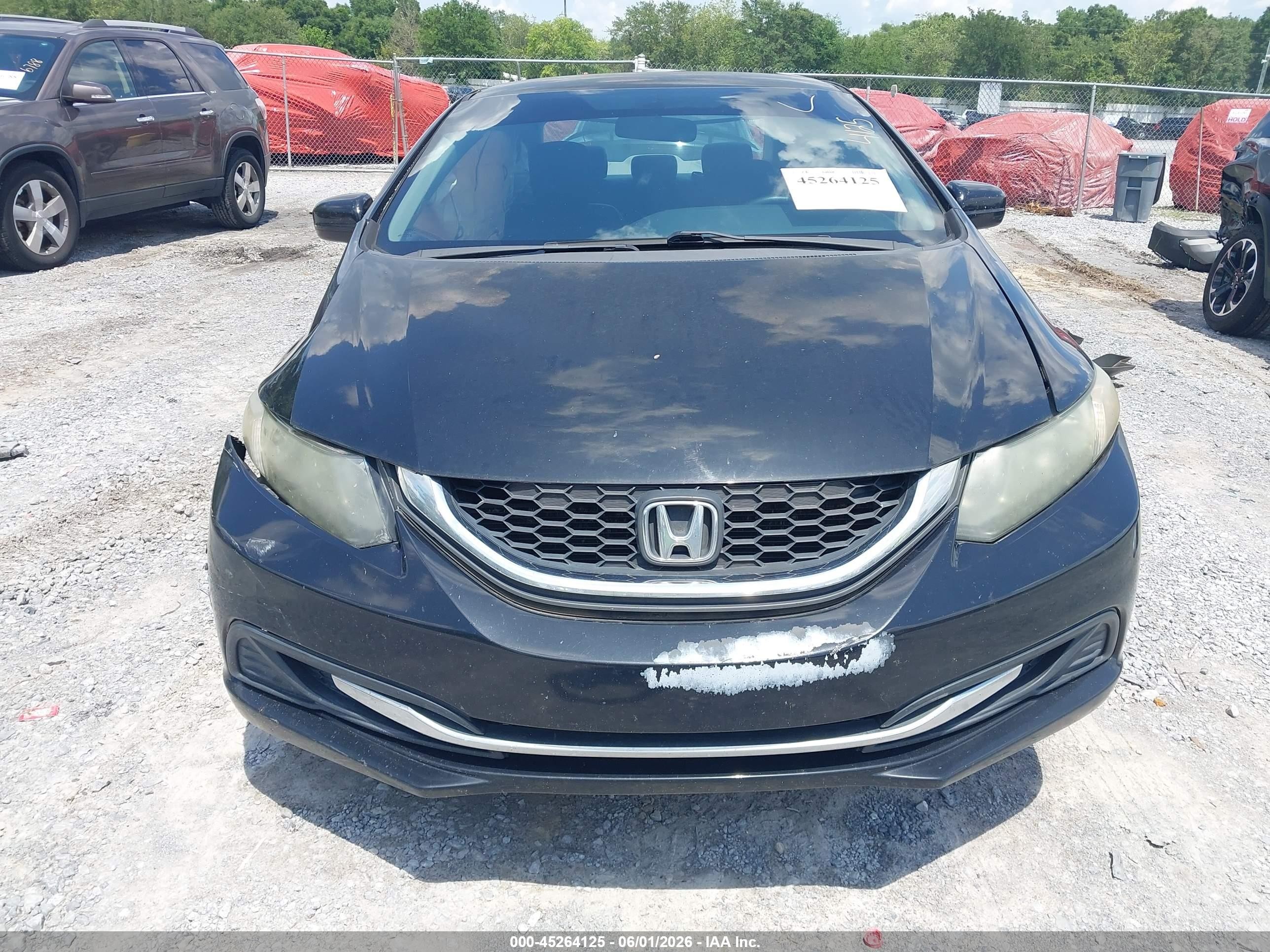 2014 Honda Civic Lx Черный vin: 19XFB2E53EE064679
