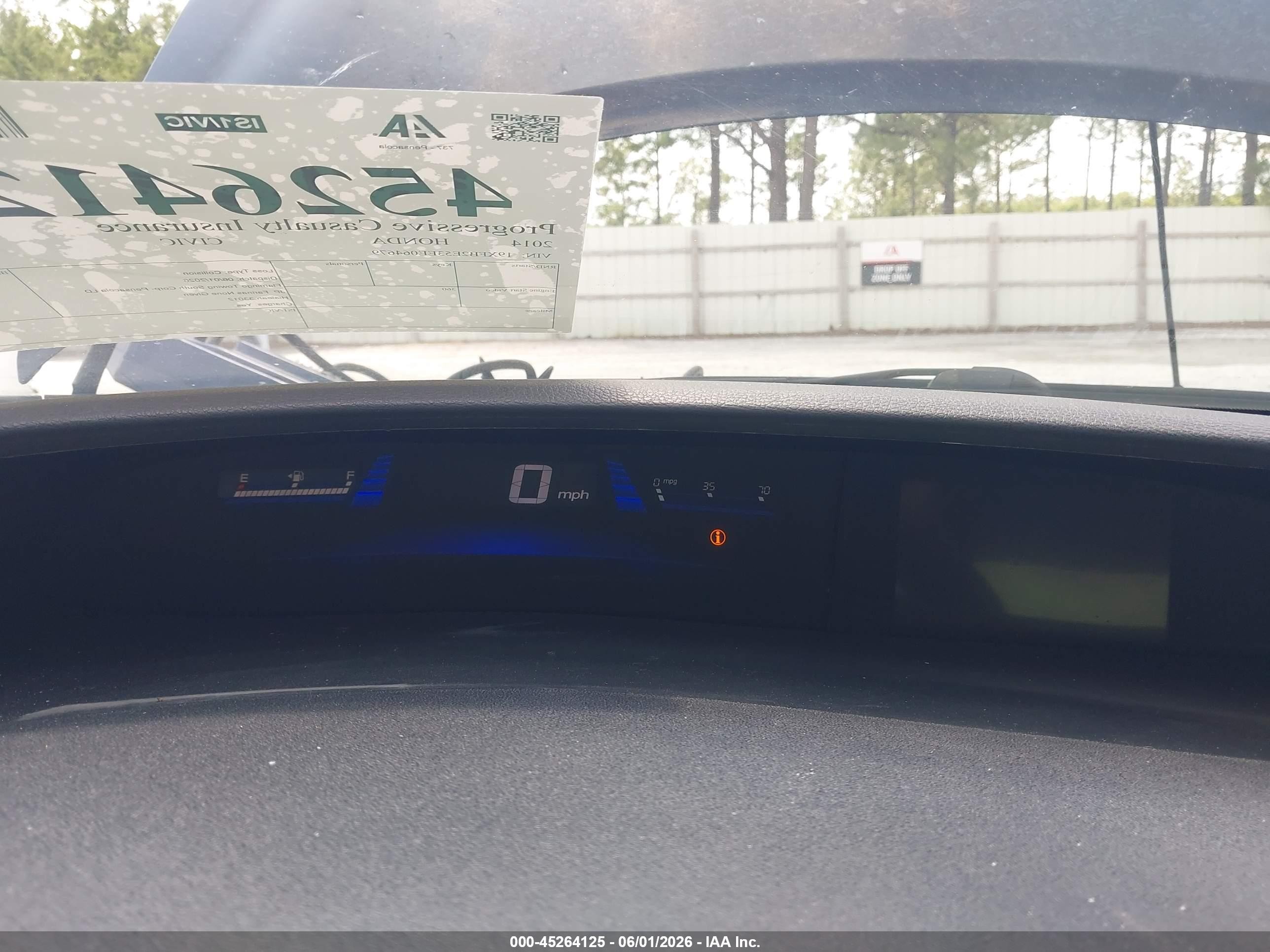 2014 Honda Civic Lx Черный vin: 19XFB2E53EE064679