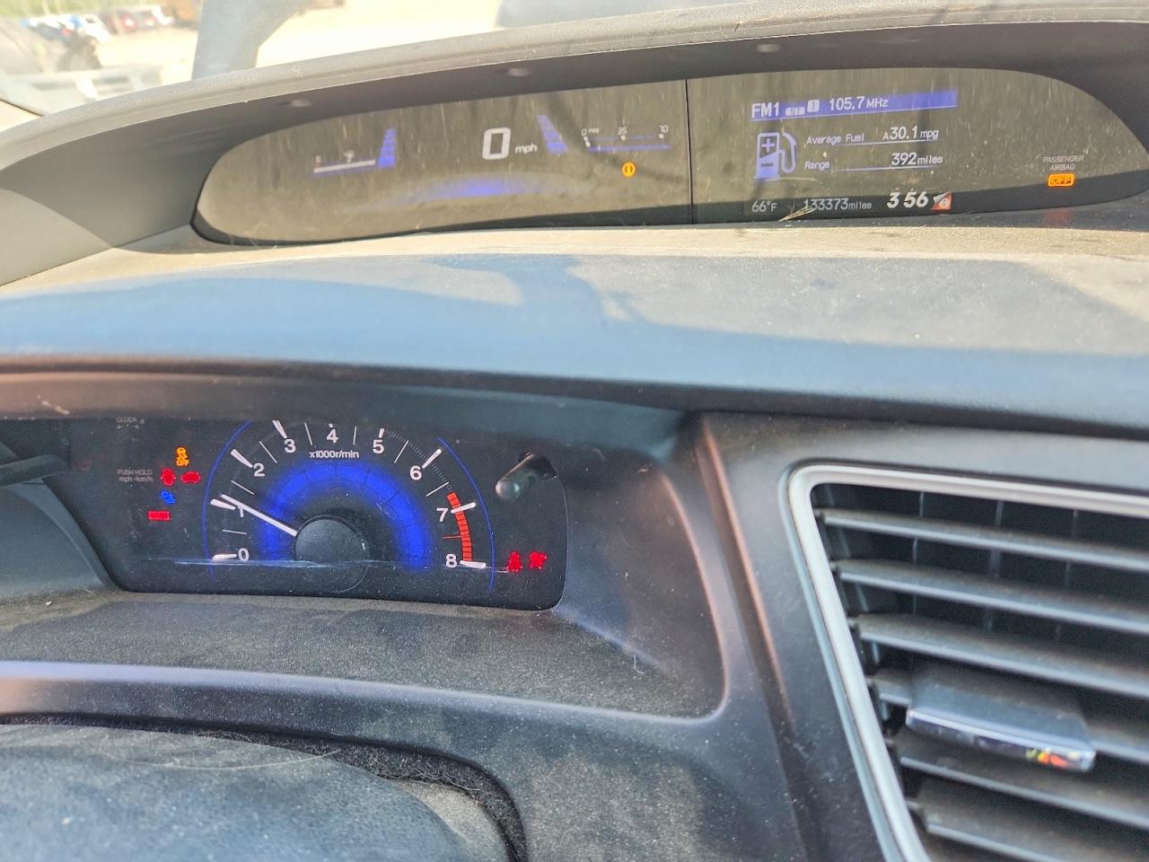 2014 Honda Civic Lx Black vin: 19XFB2E53EE076525