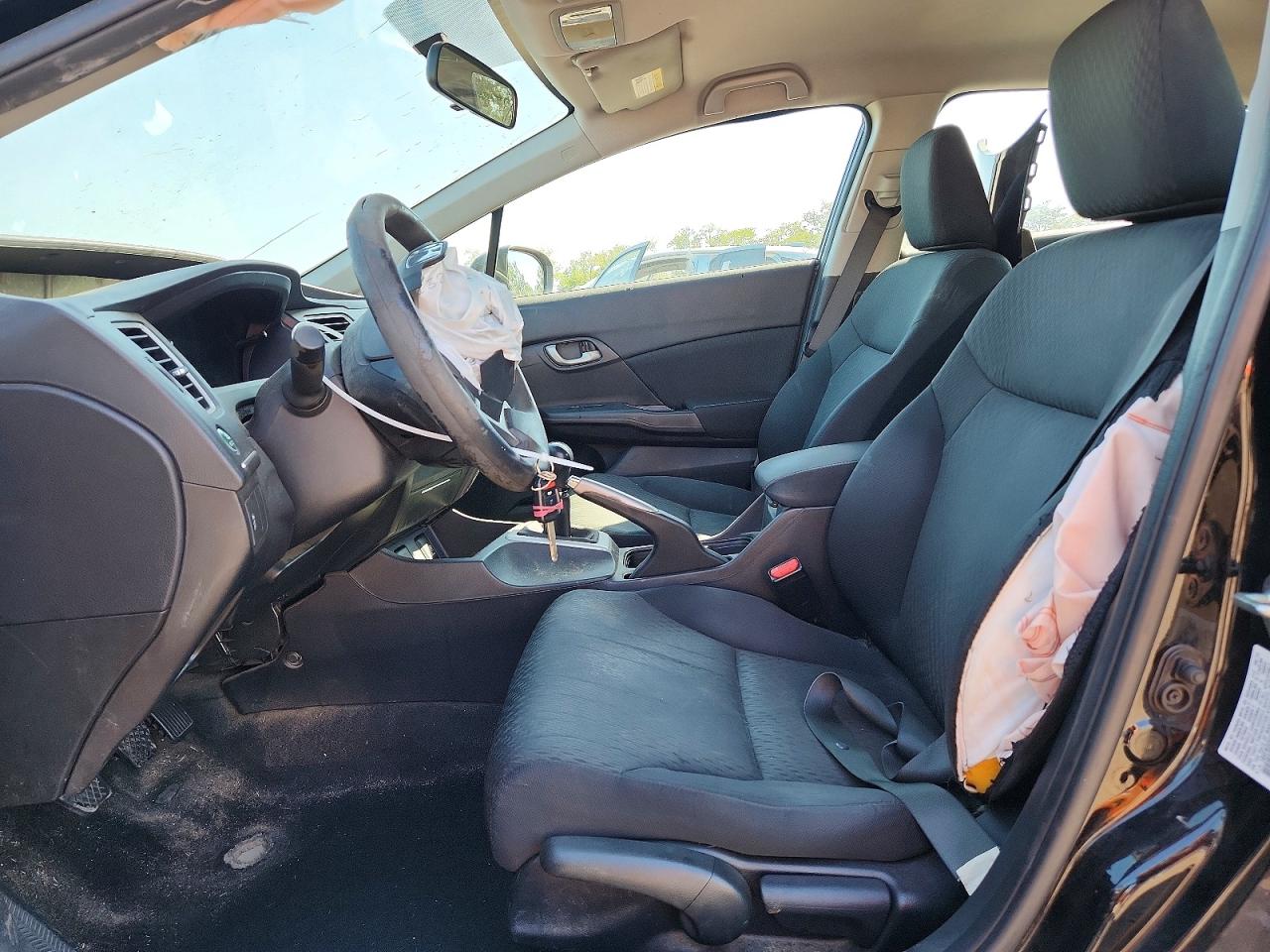 2014 Honda Civic Lx Black vin: 19XFB2E53EE076525
