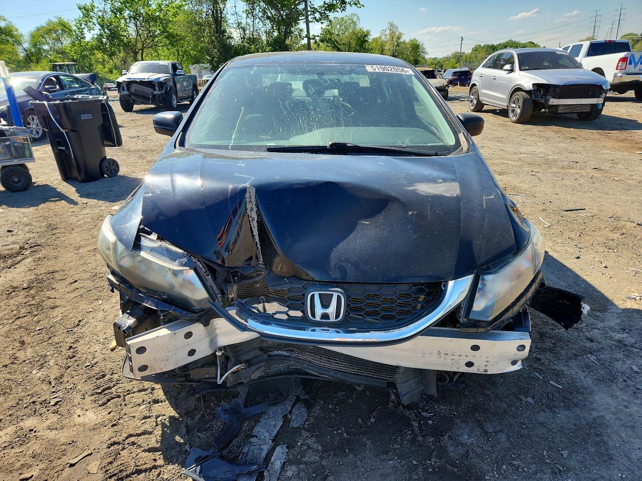 2014 Honda Civic Lx Black vin: 19XFB2E53EE076525