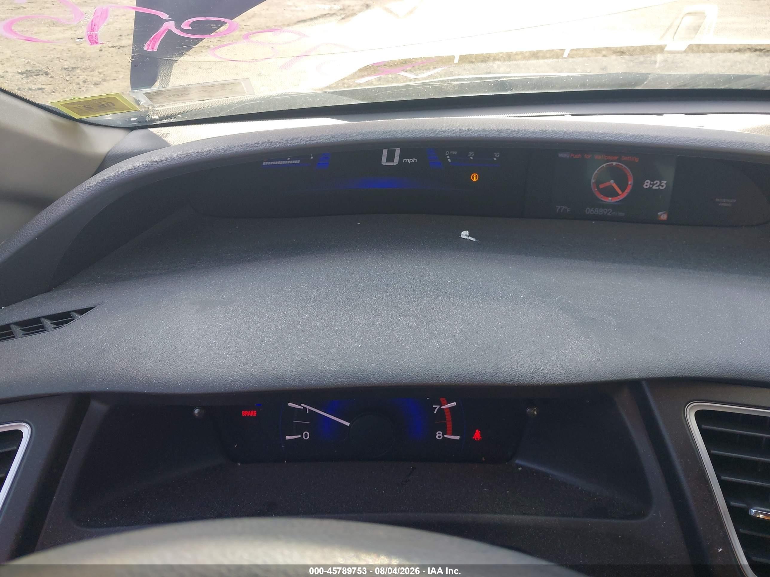 2015 Honda Civic Lx Brown vin: 19XFB2E54FE071500