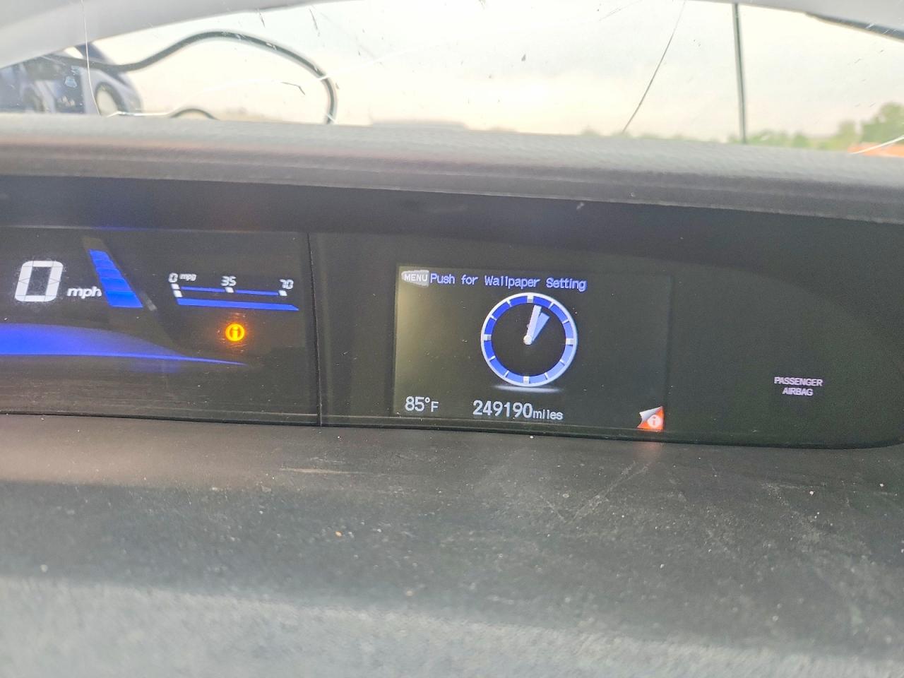 2014 Honda Civic Lx Gray vin: 19XFB2E55EE078616