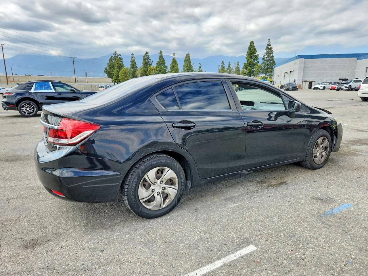 2015 Honda Civic Lx Black vin: 19XFB2E55FE016425