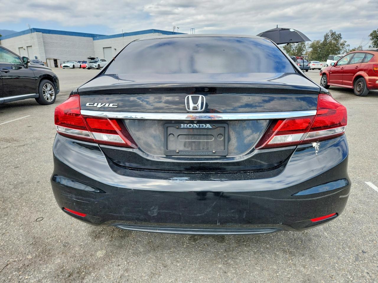 2015 Honda Civic Lx Black vin: 19XFB2E55FE016425