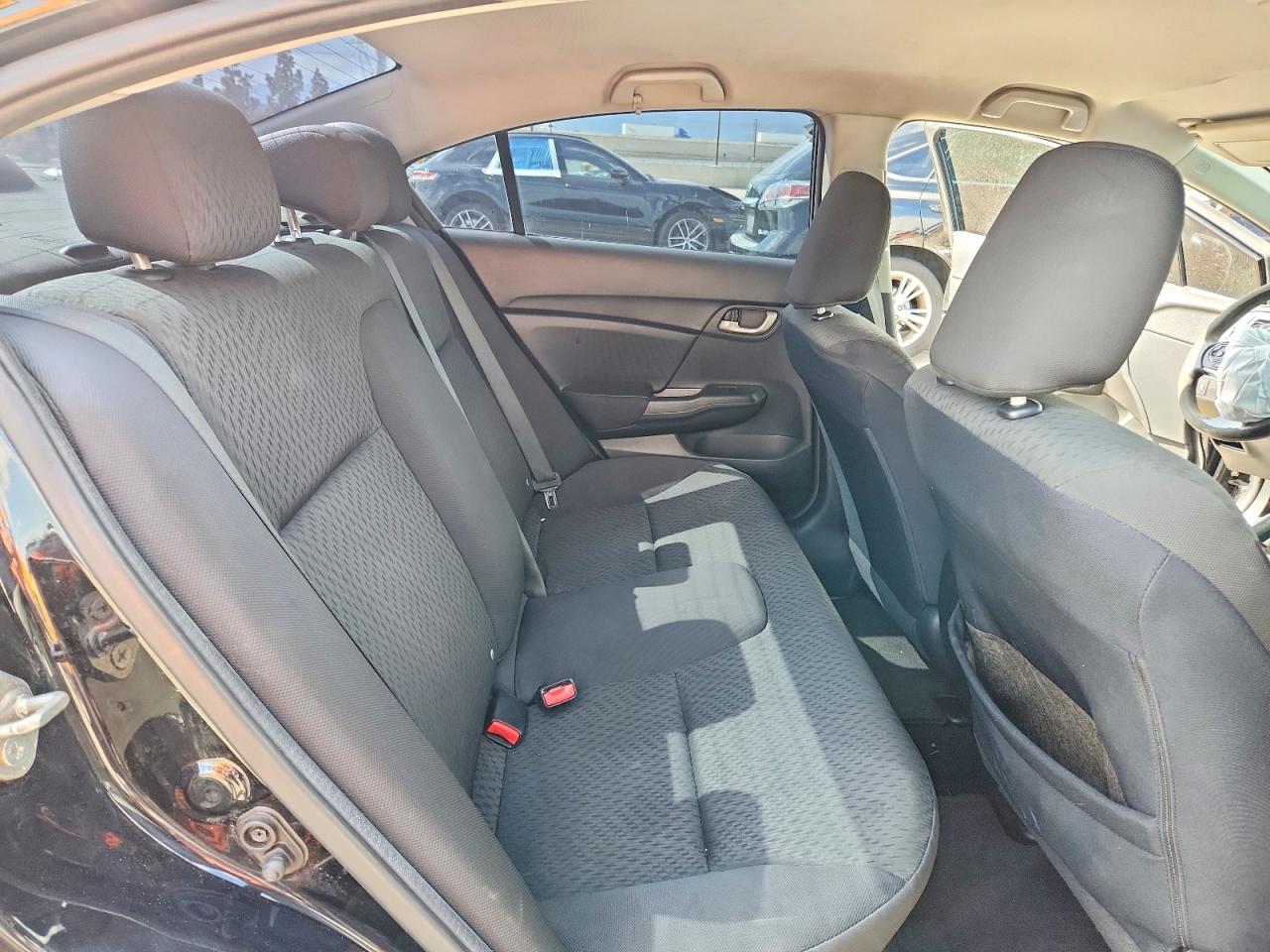 2015 Honda Civic Lx Black vin: 19XFB2E55FE016425