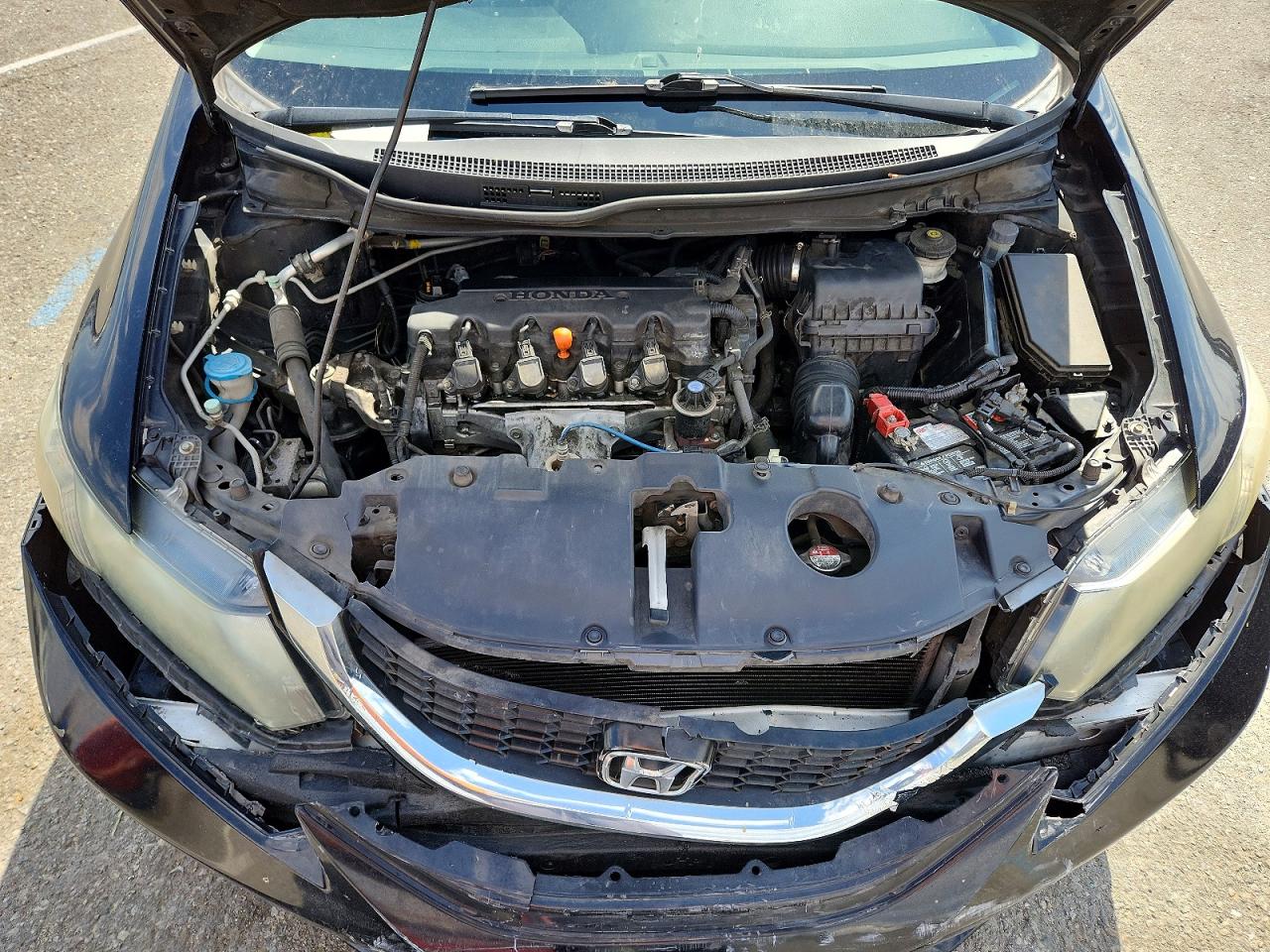 2015 Honda Civic Lx Black vin: 19XFB2E55FE016425