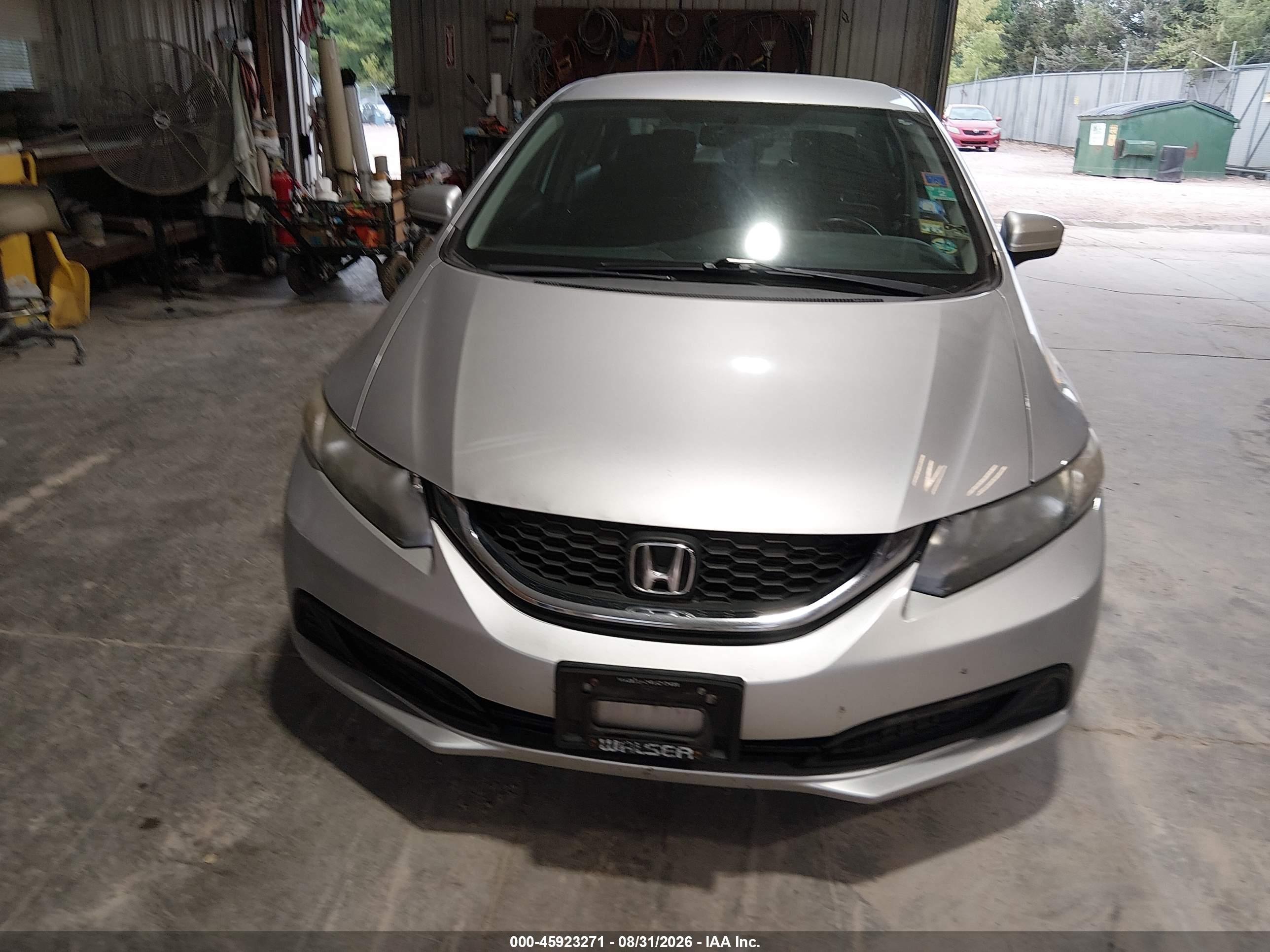2015 Honda Civic Lx Silver vin: 19XFB2E55FE038960