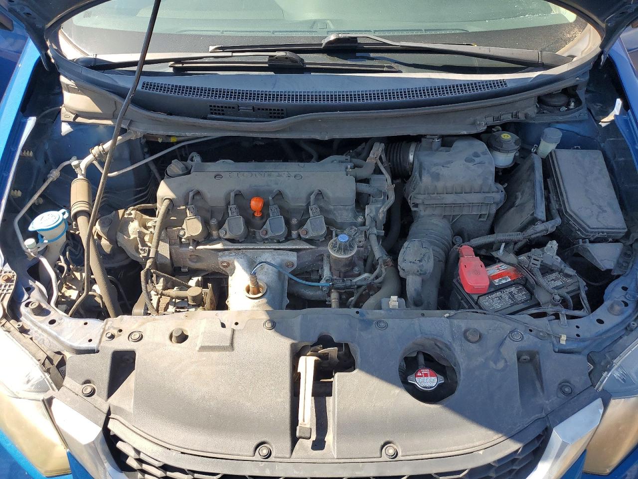 2015 Honda Civic Lx Blue vin: 19XFB2E55FE041874