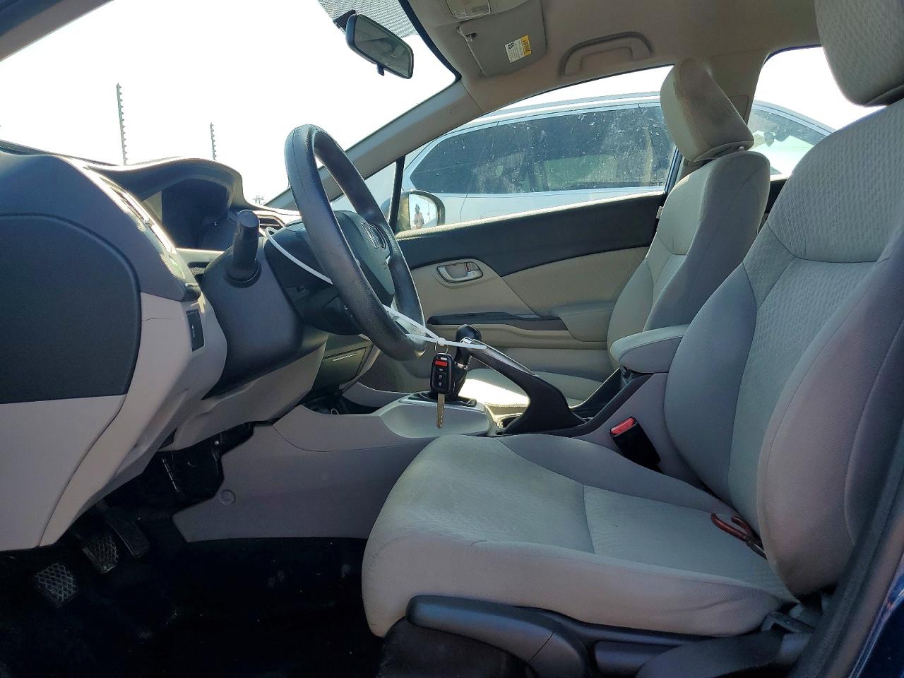 2015 Honda Civic Lx Blue vin: 19XFB2E55FE041874
