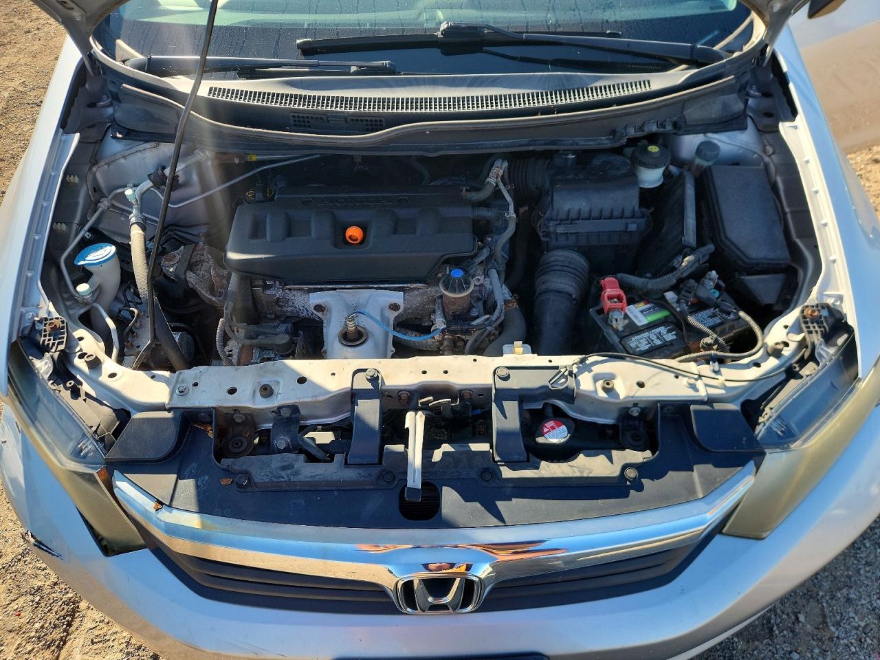 2012 Honda Civic Lx Silver vin: 19XFB2E56CE005381