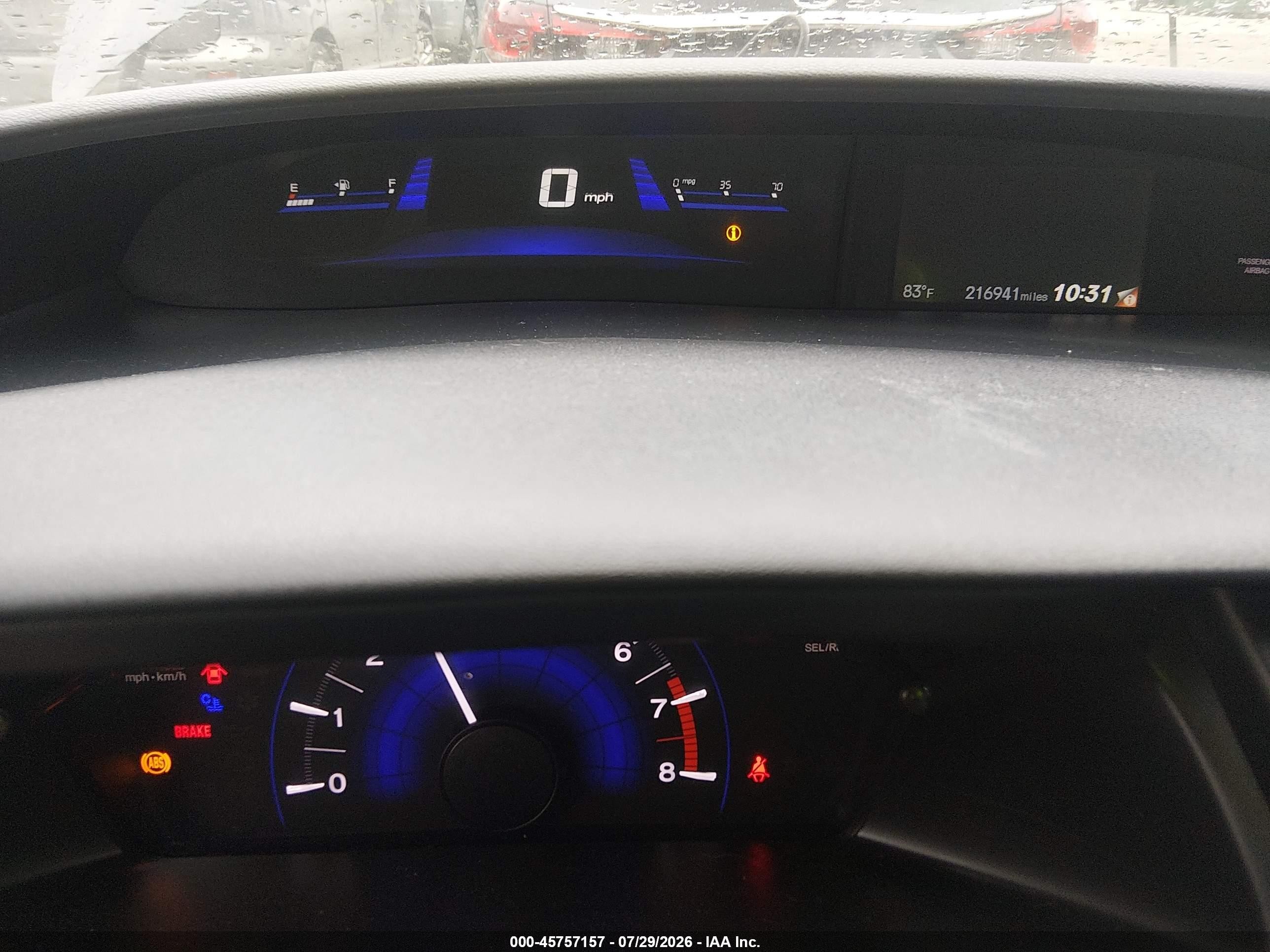 2014 Honda Civic Lx Gray vin: 19XFB2E56EE001897
