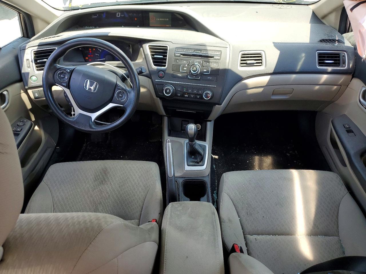 2014 Honda Civic Lx Tan vin: 19XFB2E56EE009420