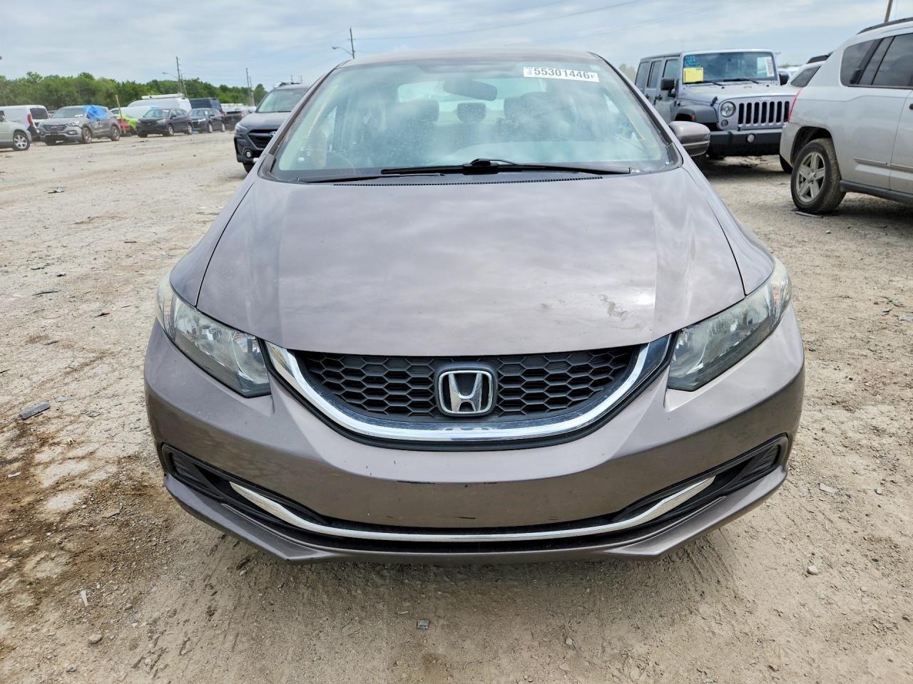 2014 Honda Civic Lx Tan vin: 19XFB2E56EE009420