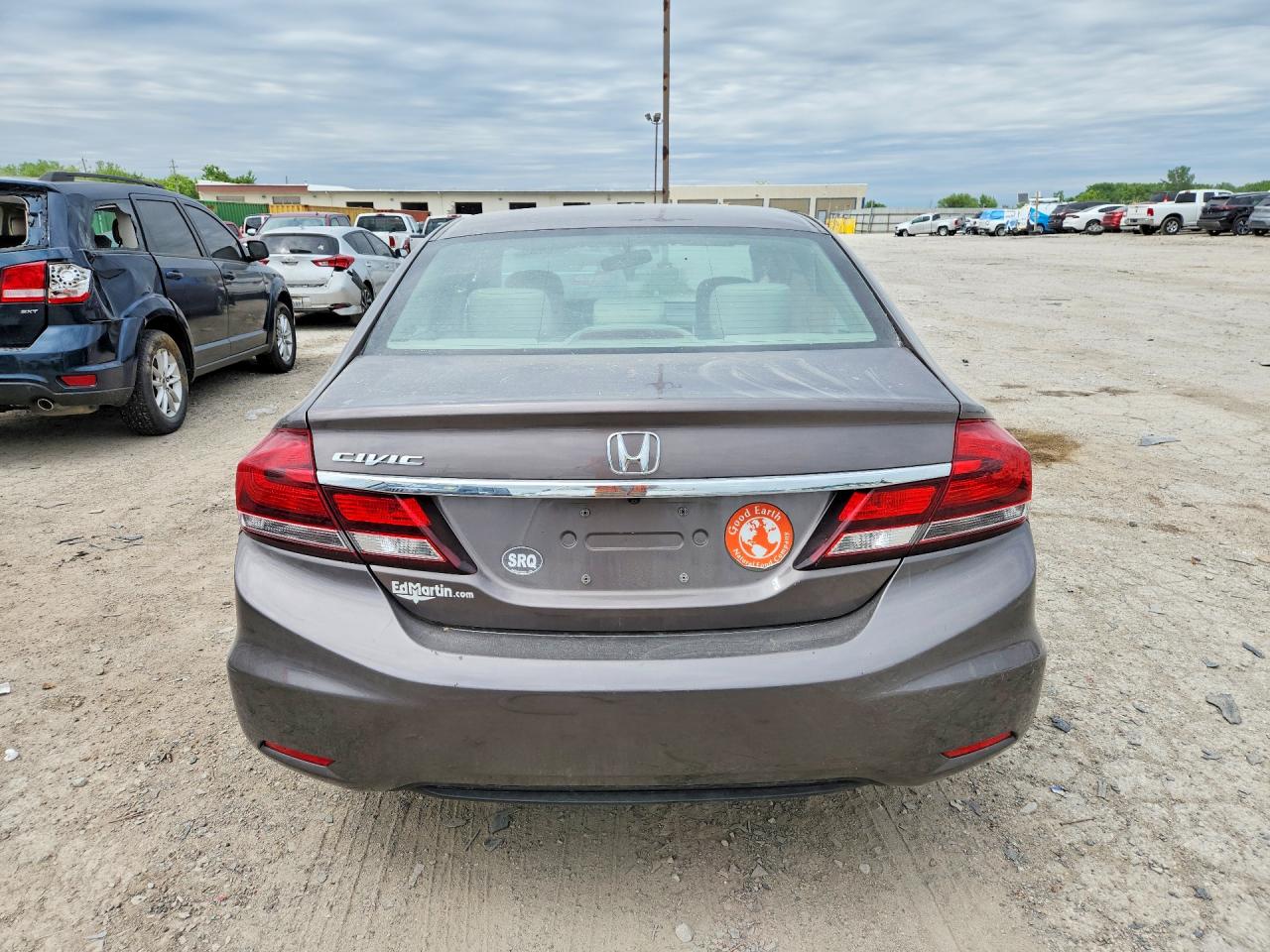 2014 Honda Civic Lx Tan vin: 19XFB2E56EE009420