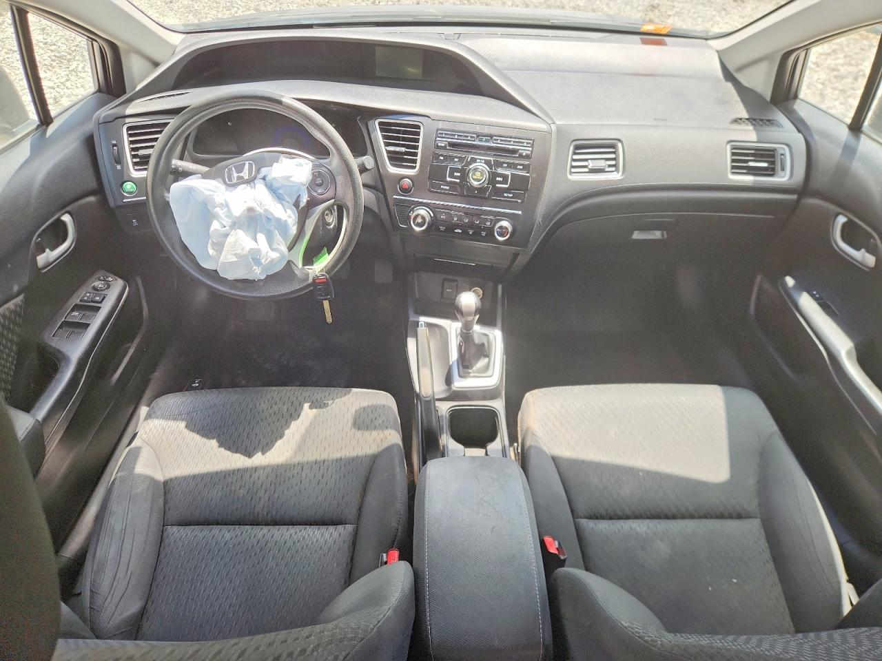 2015 Honda Civic Lx Gray vin: 19XFB2E56FE003196
