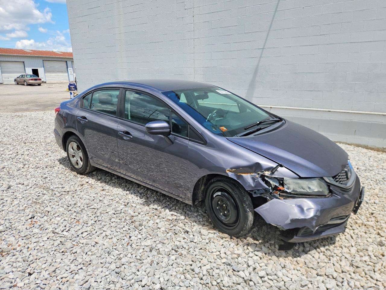 2015 Honda Civic Lx Gray vin: 19XFB2E56FE003196