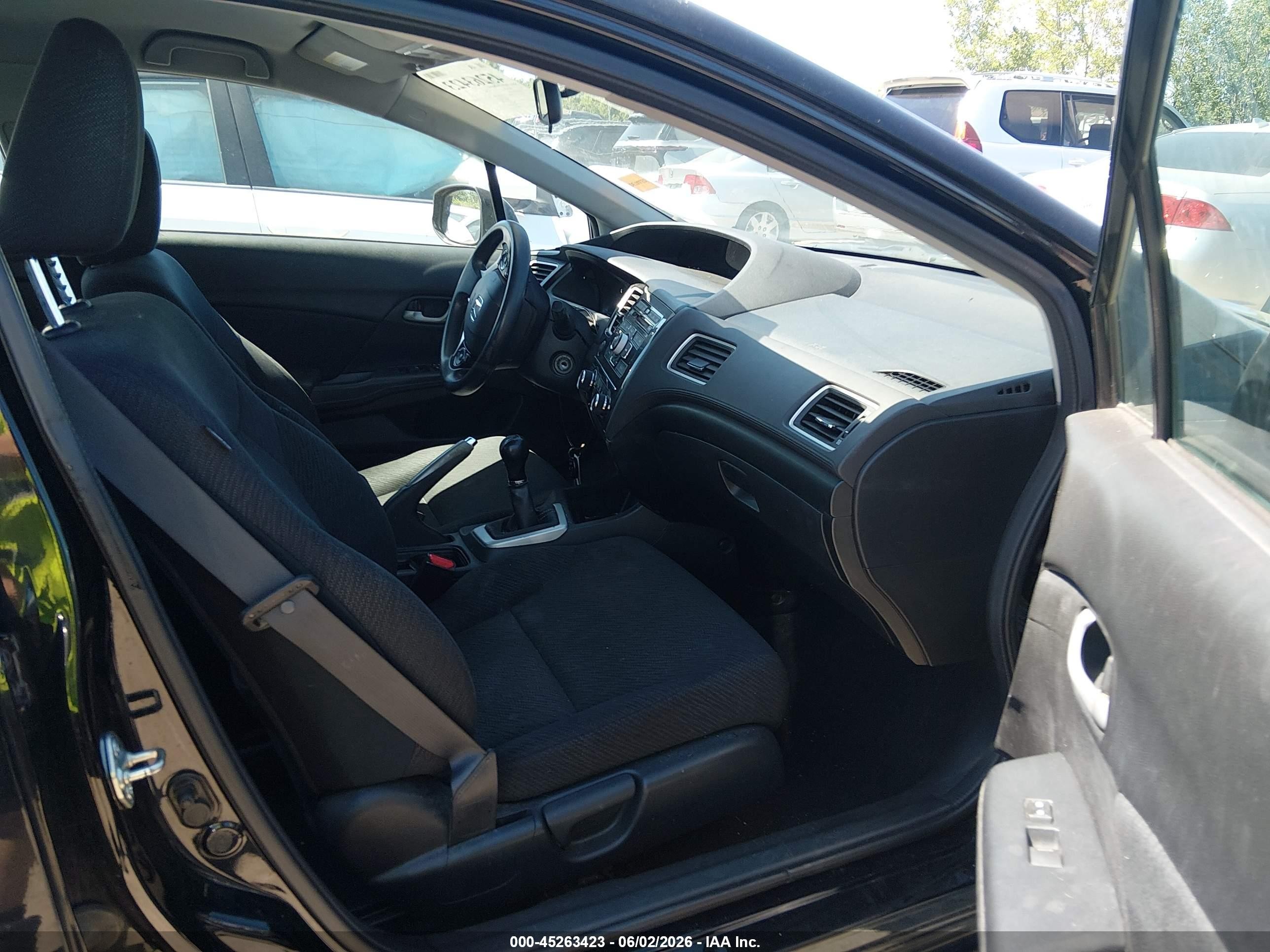 2013 Honda Civic Lx Черный vin: 19XFB2E57DE069964