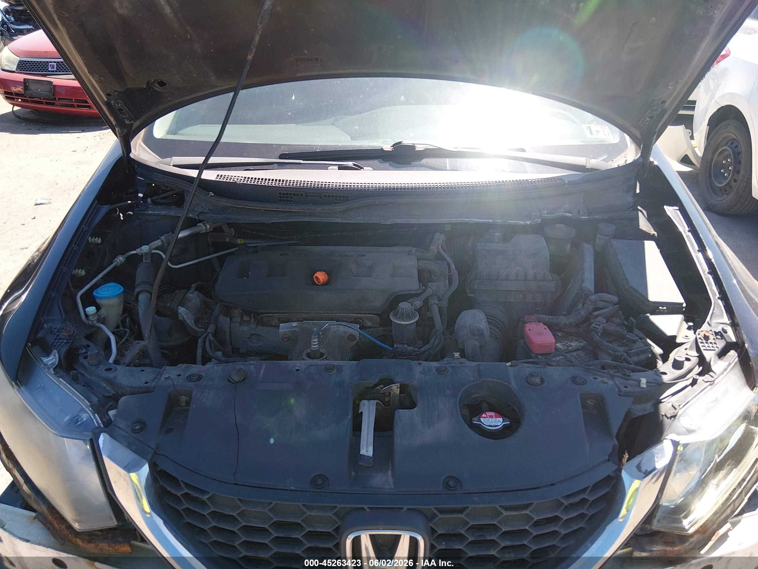 2013 Honda Civic Lx Черный vin: 19XFB2E57DE069964