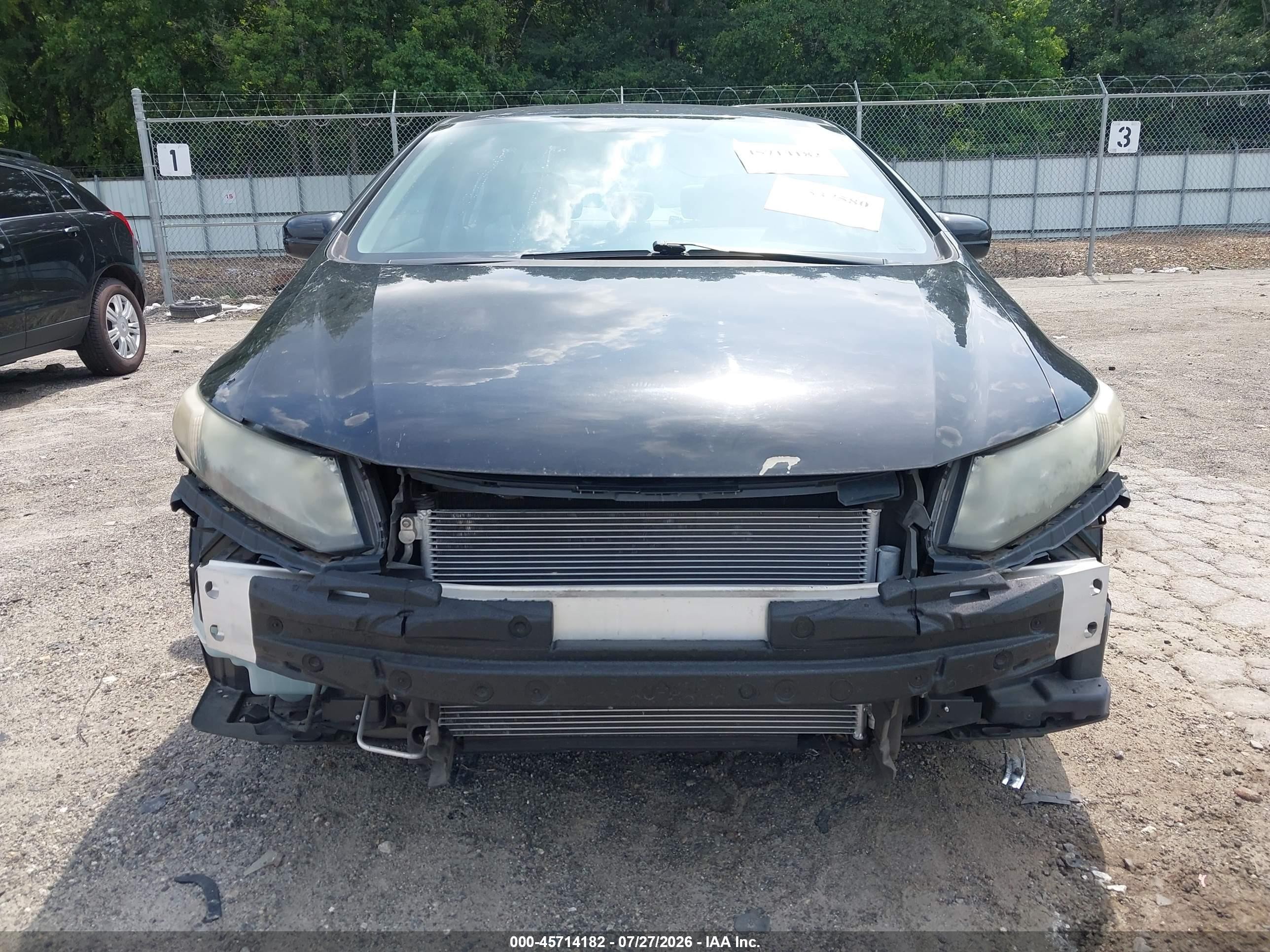 2014 Honda Civic Lx Black vin: 19XFB2E57EE026565