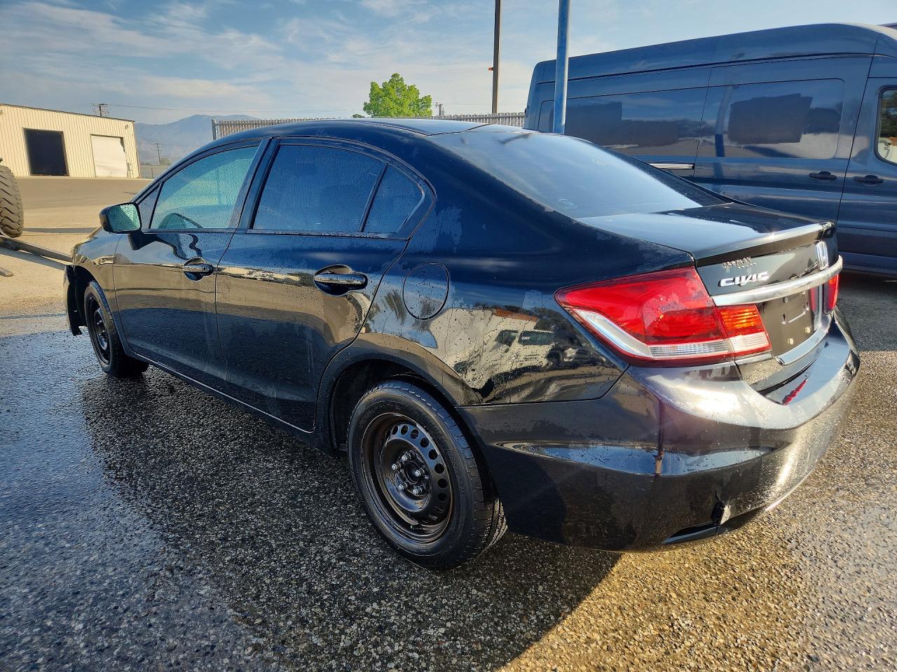 2015 Honda Civic Lx Black vin: 19XFB2E57FE048812