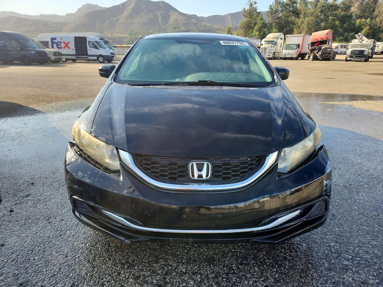 2015 Honda Civic Lx Black vin: 19XFB2E57FE048812