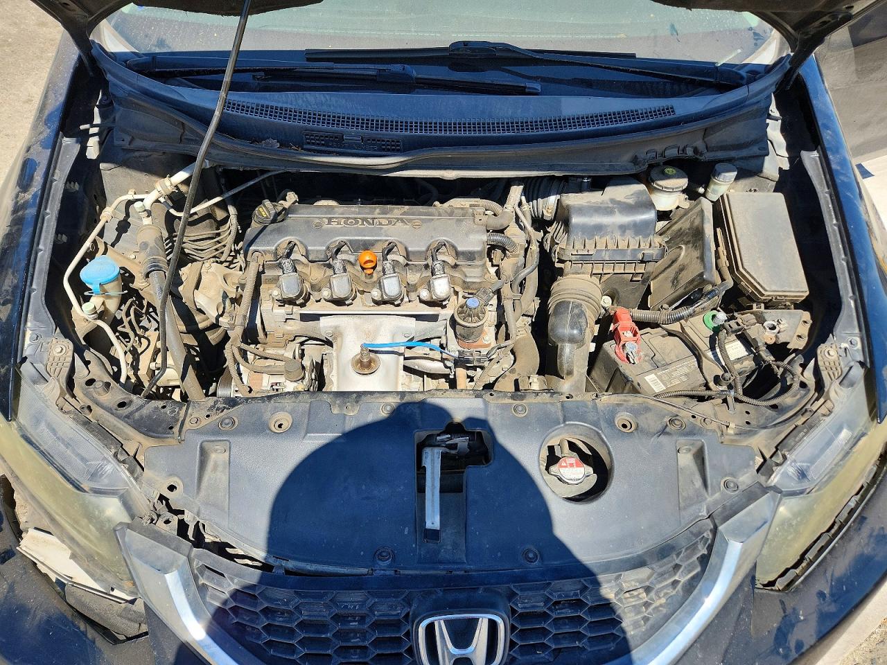 2015 Honda Civic Lx Black vin: 19XFB2E57FE048812
