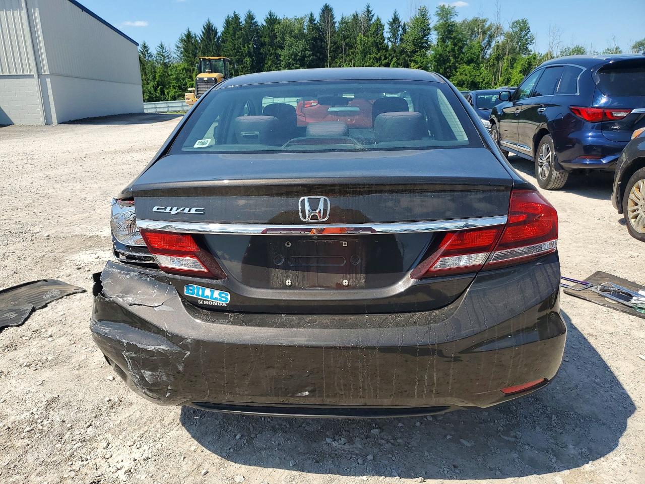 2013 Honda Civic Lx Charcoal vin: 19XFB2E58DE056060