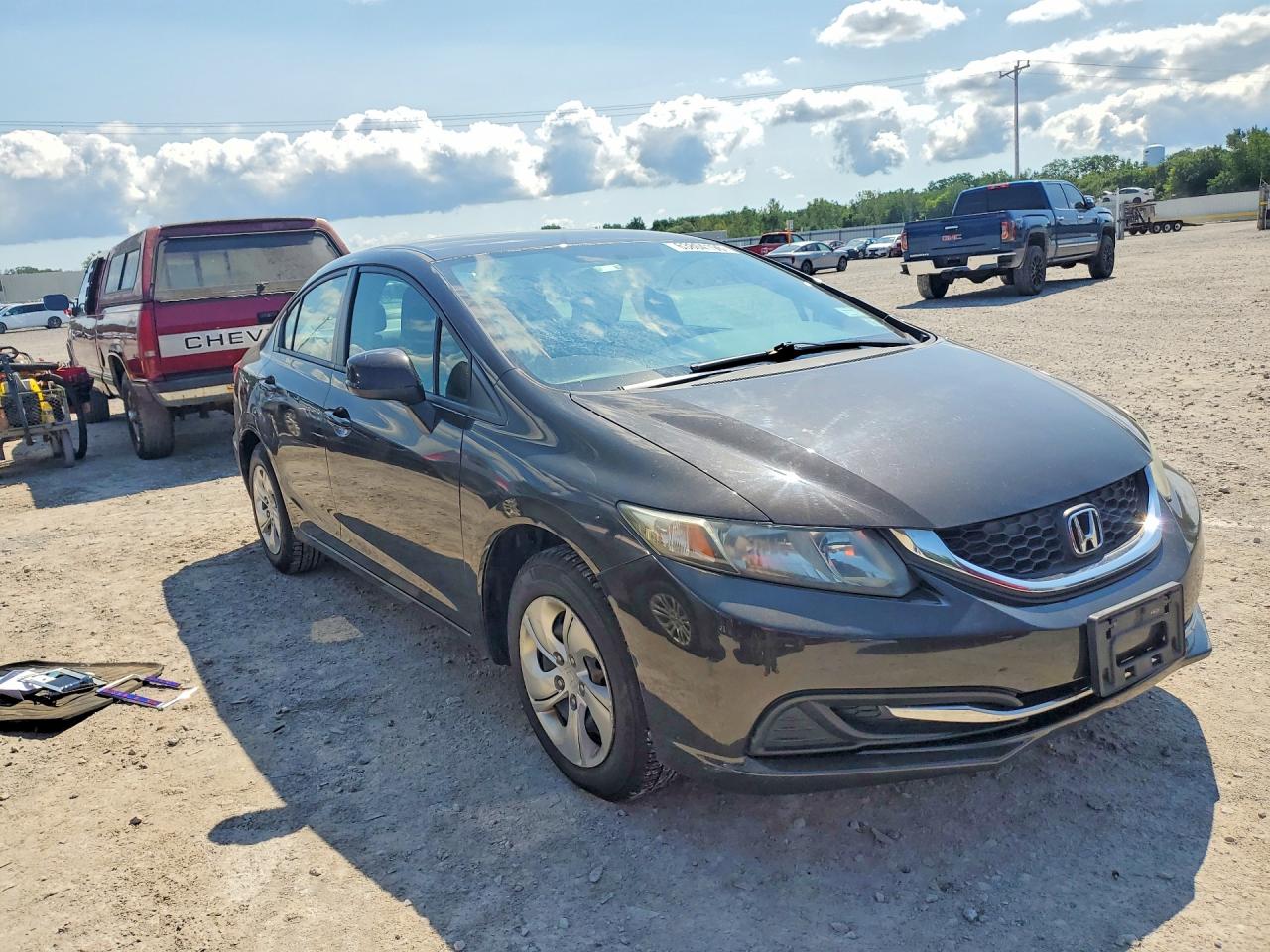 2013 Honda Civic Lx Charcoal vin: 19XFB2E58DE056060