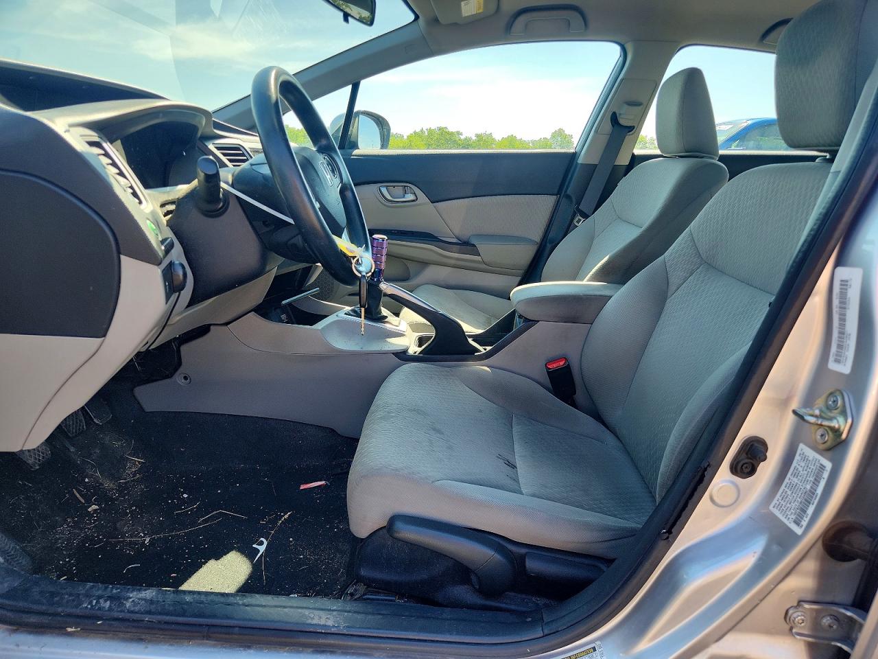 2014 Honda Civic Lx Silver vin: 19XFB2E58EE049627